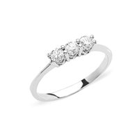 Anello Gazzola Donna in Oro bianco Diamante 0.13 Ct S-FROT8564-NG - S-FROT8564-NG